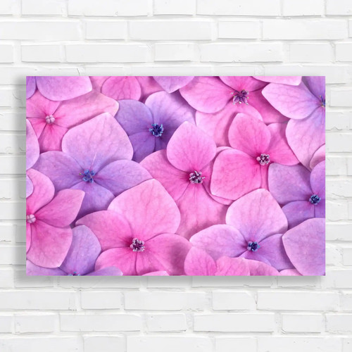 Vibrant floral canvas - floral,