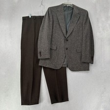 Vtg 2-Piece Suit Tweed Blazer