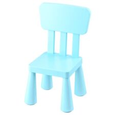 ikea MAMMUT Children's chair, in/outdoor/light Blue