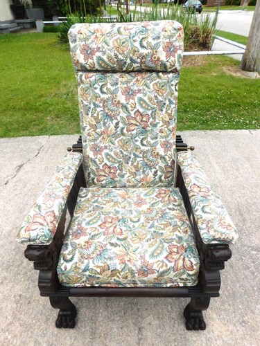 Mahogany morris reclining - morris,