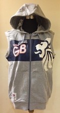 VintageAdidas Team GB Olympics 2012 Gilet Sleeveless Hoodie UK Small X53380
