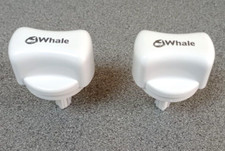 Whale Elegance Tap Control Knobs Hot and Cold Tops for Caravan Motorhome AS5122