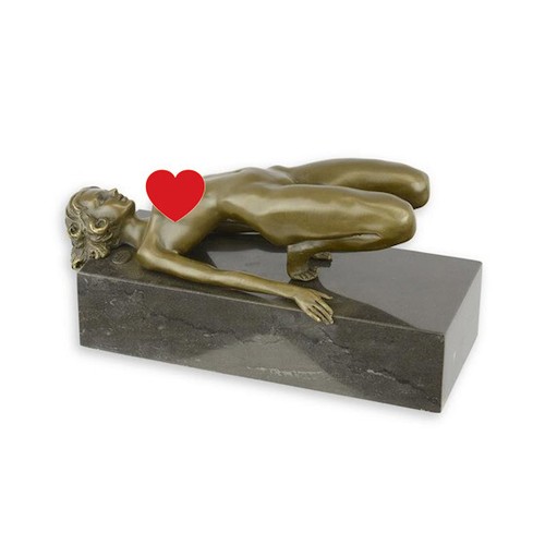 Bronze sculpture figure - sculpture,