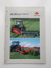 MASSEY FERGUSON 106-109 MOWER & 110/112 MOWER CONDITIONER SALES BROCHURE 