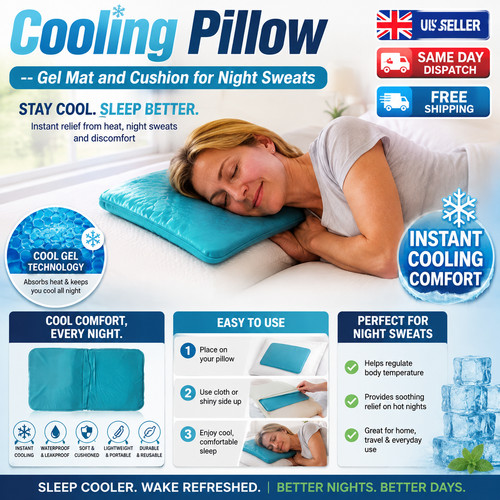 Cooling pillow gel - cooling,