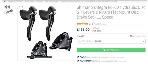 Shimano ultegra sti levers and - sti,