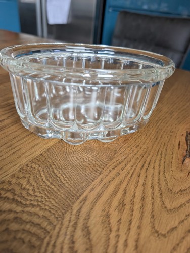 Vintage pressed glass jelly - vintage,