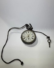 Antique Pocket Watch H. Spencer Birmingham Patent Lever Key Wind w/ Key c.1900s
