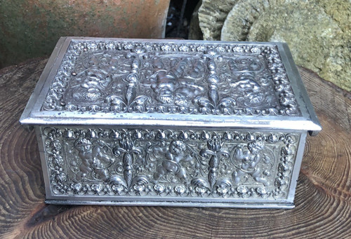 Cigar box antique edwardian - box,