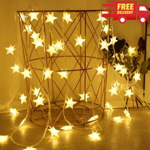 Led star fairy lights - star, outdoor