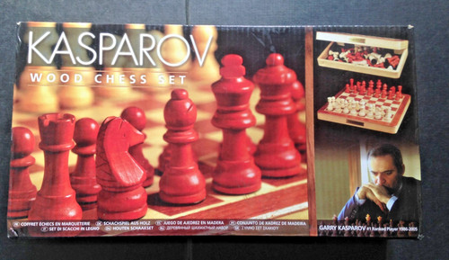 Kasparov wooden chess set - kasparov,