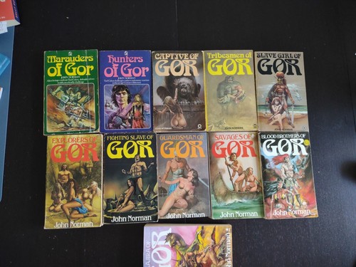 John norman books gor - john, 11x