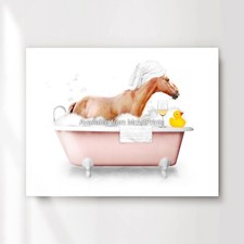 Horse Equestrian Bath Bathroom