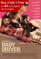 Baby Driver 2017 Movie Poster