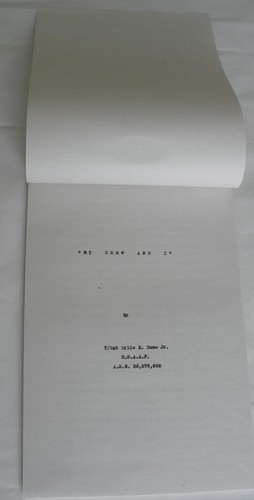 Manuscript crew and i - manuscript-, by