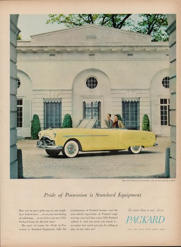 1951 car auto packard - 1951,