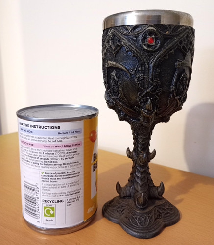 Gothic goblet grim reaper claw - gothic,