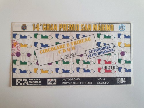 Formula ticket san marino - formula,