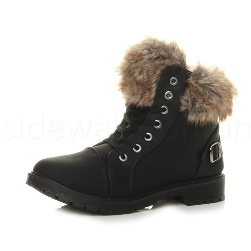 Womens ladies fur lining cuff