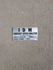 Vintage Case Tag/Sign IDM