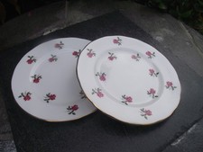 Vtg Colclough Pink Rose Bud