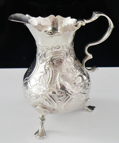 Antique sterling silver cream - sterling,