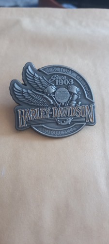 Harley davidson metal badge - harley,