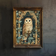 William Morris Tawny Owl Art