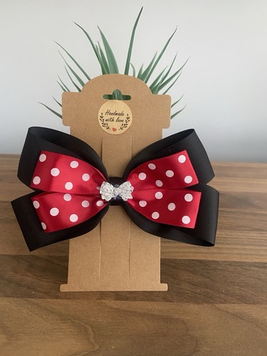 Minnie mouse themed bow set - themed,