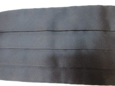 BLACK CUMMERBUND 4.5 INCH DEEP