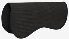 LeMieux Non-Slip Half Pad Shaped Lightweight Airflow Perforated Neoprene Black