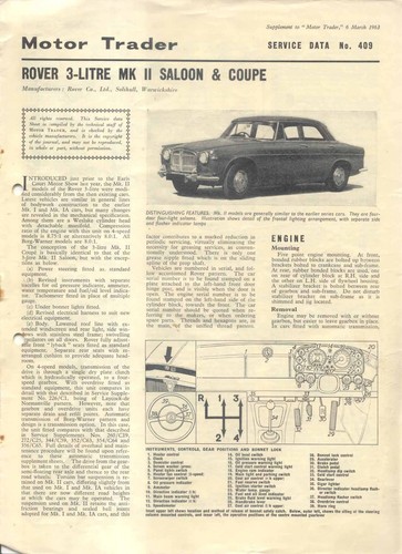 Rover litre ii saloon - p5, 3