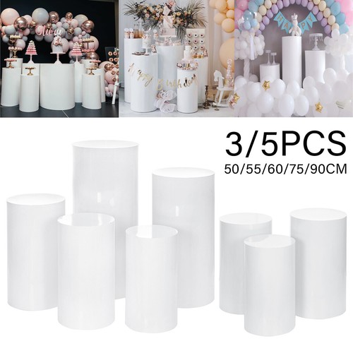 5pc large metal plinth - metal,