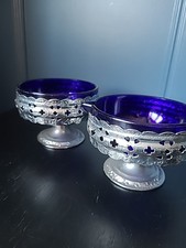 Cobalt blue glass silver - cobalt,