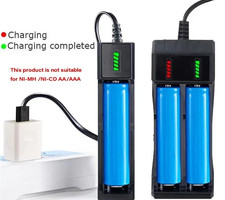 Dual USB 18650 Battery Charger