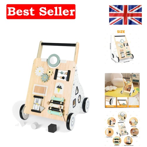 Wooden baby walker safe - wooden,