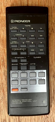 Pioneer sx022 remote - pioneer, cu-sx022