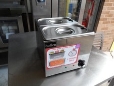 Unused Hallco 2 Pot Dry Bain Marie Electric Counter Top £125 + Vat