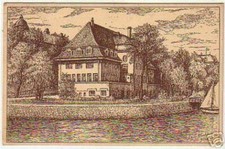 07808 Postcard Kiel Student Home "Seeburg" 1911