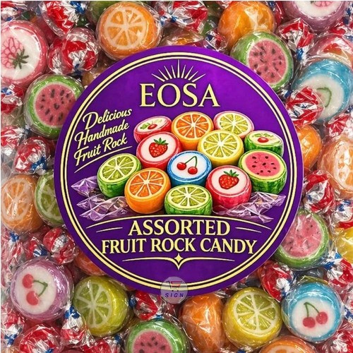 Eosa mixed fruit rock candy - eosa,
