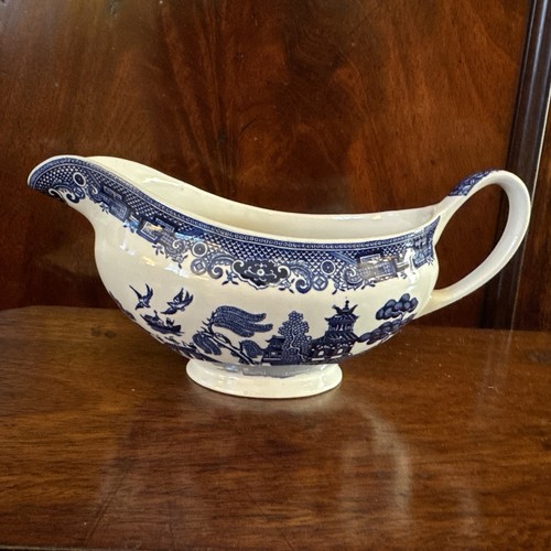 Vintage english willow pattern - vintage,