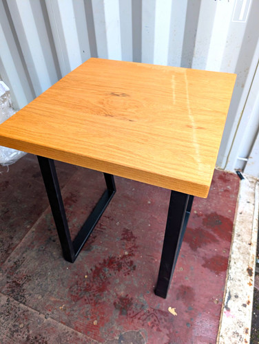 Solid oak square - oak, table