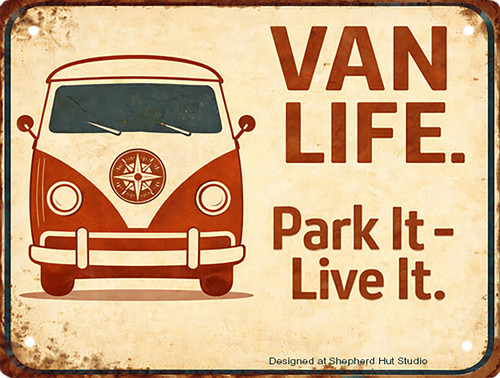 Van life tin sign - sign, summer