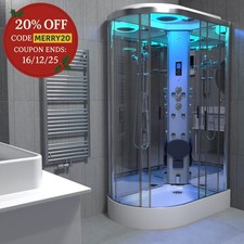 Insignia Chrome Steam Shower