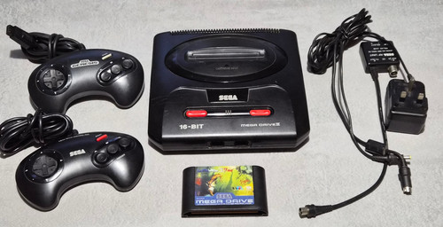Sega mega drive with - sega,