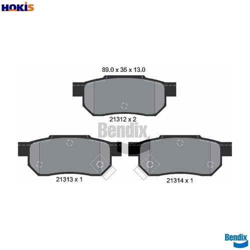 Brake pad set - brake,