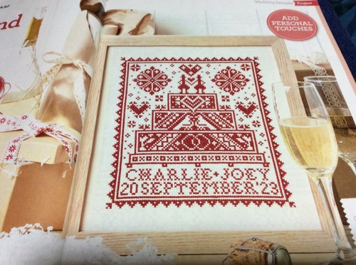Wedding sampler cross - 11),