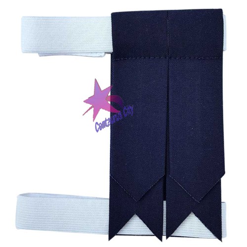 Kilt sock flashes plain - cc,