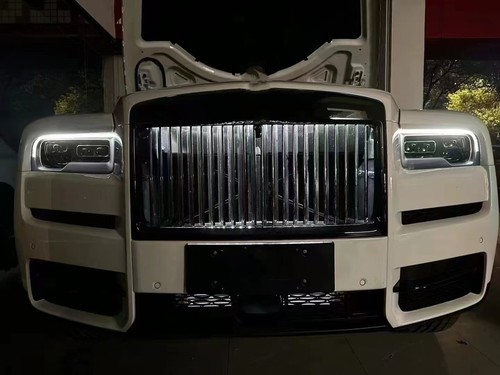Led light front bumper mesh - front,