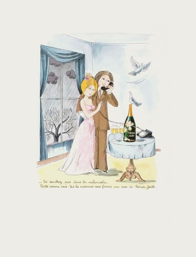 Raymond peynet lithograph - peynet,